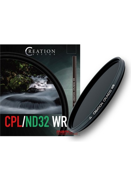 77 mm Creatıon CPL ND32 Wr Hibrid Nd Polarize Filtre