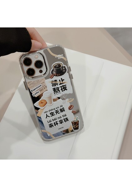 Ayakta Kalmak Yok 14PROMAX Apple Telefon Kılıfı IPHONE14 Için Gelişmiş 13 Her Şey Dahil 11 Kahve Aynası 12 (Yurt Dışından) fırsatları