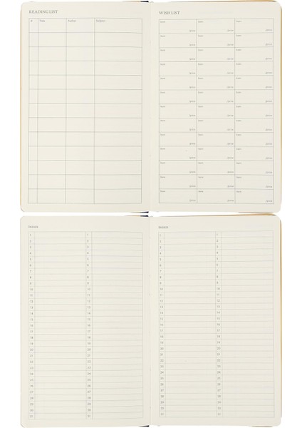 Monaco Vegan Deri Sert Kapak Defter 13 x 21 cm Çizgili Krem modelleri