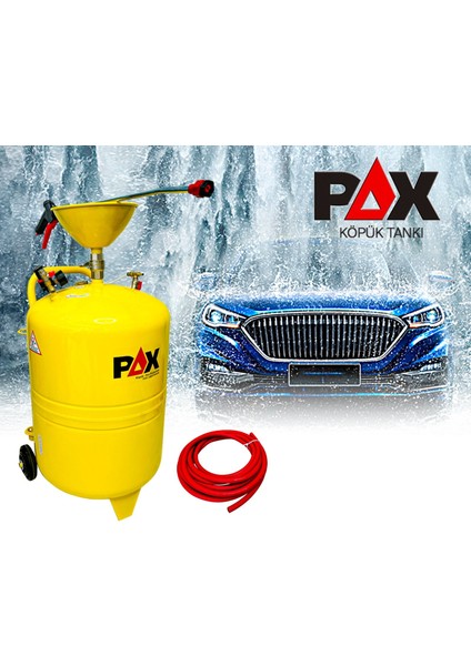 Pax 100 Litre Köpük Tankı Köpük Püskürtme 10 Metre Hortum Tabancalı