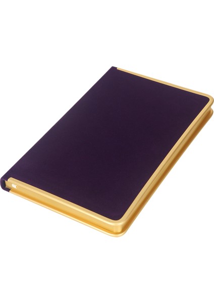 Monaco Süet Sert Kapak Defter 13 x 21 cm Çizgili Mor fiyatları