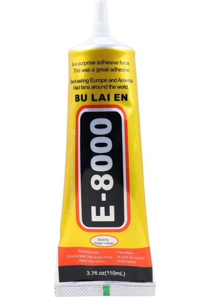 E-8000 110 ml Çok Amaçlı Şeffaf Dokunmatik Yapıştırıcı