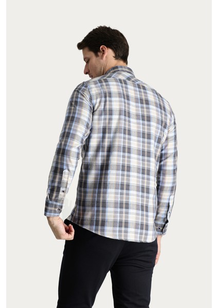 Uzun Kol Regular Fit Ekose Oduncu Gömlek fırsatları