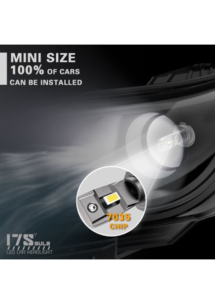 Led Far Ampulü 80W 11000Lm H7 12 - 30V Laam931 fırsatları