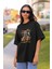 Nasa Bear Tasarım Baskılı Oversize T-Shirt 2