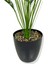 Beyaz Alacalı Monstera Mini Yapay Ağaç 85 cm 18 Dal Krem Saksı 5
