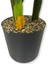 Dracaena Fragrans Koyu Renk 3 Gövde Yapay Ağaç 160 cm Siyah 30X30 Galvaniz Saksı 5