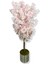 Pembe Begonvil 180 cm Yapay Ağaç 30X30 Galvaniz Saksı 3