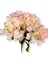Krem Pembe Yapay Pastel Ortanca Demeti 35 cm 7 Dal 3