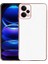 Xiaomi Redmi Note 12 4g Kılıf Bark Parlak Silikon Renkli Kenarları Rose Beyaz 1