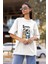Snoopyy Tasarım Baskılı Oversize T-Shirt 2