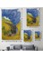 Vincent Van Gogh'un Renkli Tasviri Duvar Örtüsü - HALISI-6224 3
