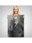 Sigmund Freud Elinde Puro ile Siyah Beyaz Fotoğrafı Duvar Örtüsü - HALISI-5238 2