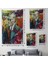 Yağlı Boya Efektli Renkli Mustafa Kemal Atatürk Duvar Örtüsü - HALISI-6069 3