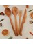 Ahşap Tahta Servis, Sunum Spatula, Kaşık, Bıçak, ve Çatal Seti - El Yapımı - Zeytin Ağacı 1
