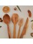 Ahşap Tahta Servis, Sunum Spatula, Kaşık, Bıçak, ve Çatal Seti - El Yapımı - Zeytin Ağacı 3