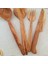 Ahşap Tahta Servis, Sunum Spatula, Kaşık, Bıçak, ve Çatal Seti - El Yapımı - Zeytin Ağacı 4