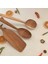 Ahşap Tahta Servis, Sunum Kaşığı ve Spatula Seti - El Yapımı - Ceviz Ağacı - 30 cm ve 28 cm 3