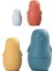 Yerleştirme Bebekleri Oyuncak Rus Matryoshka Doll Çocuklar Için Bina Okul Öncesi Mavi (Yurt Dışından) 2