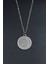 Vegvisir Viking Pusula Gümüş Kaplama Unisex Düz Zincir Kolye kod 708 2