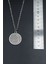 Vegvisir Viking Pusula Gümüş Kaplama Unisex Düz Zincir Kolye kod 708 4