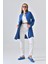 Indigo Ahşap Düğmeli Tunik 5