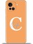 Casper Via F30 Kılıf Silikon Esnek Kamera Koruma Kişiye Özel Isim Harf Zao Turuncu - C 1