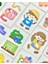 Sevimli Kız 50 Yaprak Sarı Defter Sticker Çıkartma Bullet Journal Defter Süsleme Scrapbook 5