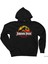 Jurassic Park Sunset Siyah Kapşonlu Sweatshirt Hoodie 1