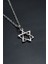 Minimal Pentagram Düz Zincir Kolye 1