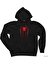 Zoka Wear Spiderman Adam Siyah Kapşonlu Sweatshirt Hoodie 1