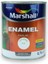 Enamel Parlak Ahşap Metal Boyası Parlak Gümüş 0,75 L 1