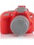 Nikon D3400 Için Yumuşak Silikon Kılıf - Kırmızı (Yurt Dışından) 1