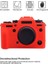 Fujifilm X-T4 Için Puluz Yumuşak Silikon Koruyucu Kılıf - Kırmızı (Yurt Dışından) 4