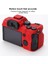 Sony A7 Iv Için Yumuşak Silikon Koruyucu Kılıf - Kırmızı (Yurt Dışından) 4