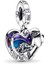 Gümüş S925 Damgalı Pixar Wall-E & Eve Sallantılı Charm 1