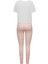 Minimalist Crop Kadın Pijama Takımı - Kısa Kol Rahat Uyku 2