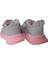 Kız Çocuk Gri-Pembe Ultra Hafif Taban Spor Ayakkabı 2