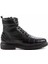 Siyah Kroko Leather Erkek Bot & Bootie E02798102311 2