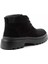 Siyah Süet Leather Erkek Bot & Bootie E02381175602 4