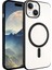 Apple iPhone 13 Kılıf Zore Wireless Şarj Özellikli Pixel Magsafe Kapak 1