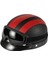 Elektrikli Araç Motosiklet Retro Kask Harley Pu Kemer Gözlük Eşarp Erkekler ve Kadınlar Sürme Güneşlik Dört Mevsim Güvenlik Koruması Yarım Kask (Yurt Dışından) 1