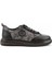 Siyah Baskılı Leather Erkek Sneaker E01398020241 2