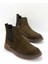 Yeşil Nubuk Leather Erkek Bot & Bootie E02556400001 1