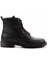 Siyah Leather Erkek Bot & Bootie E02399201603 2