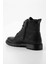 Siyah Leather Erkek Bot & Bootie E02399201603 4