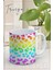 Baskılı Kupa Bardak Seramik Mug - Renkli Leopar Desen 2
