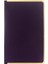 Monaco Süet Sert Kapak Defter 13 x 21 cm Çizgili Mor 1