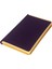 Monaco Süet Sert Kapak Defter 13 x 21 cm Çizgili Mor 2