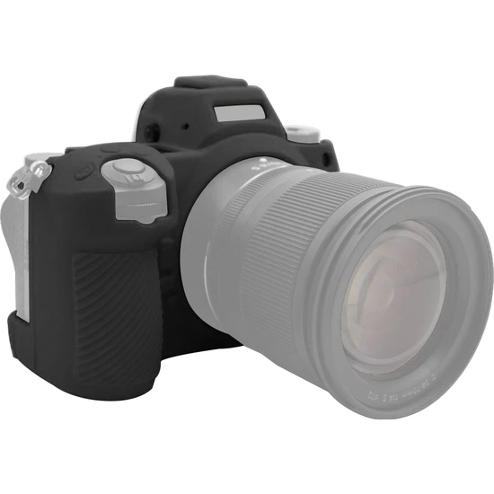Puluz Nikon Z6 Iı Için Puluz Yumuşak Silikon Koruyucu Kılıf - Siyah (Yurt Dışından)